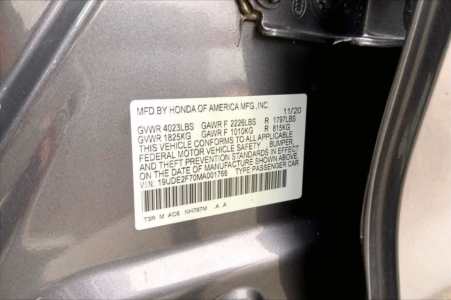 Used 2021 Modern Steel Metallic Acura w/Premium Package image 34