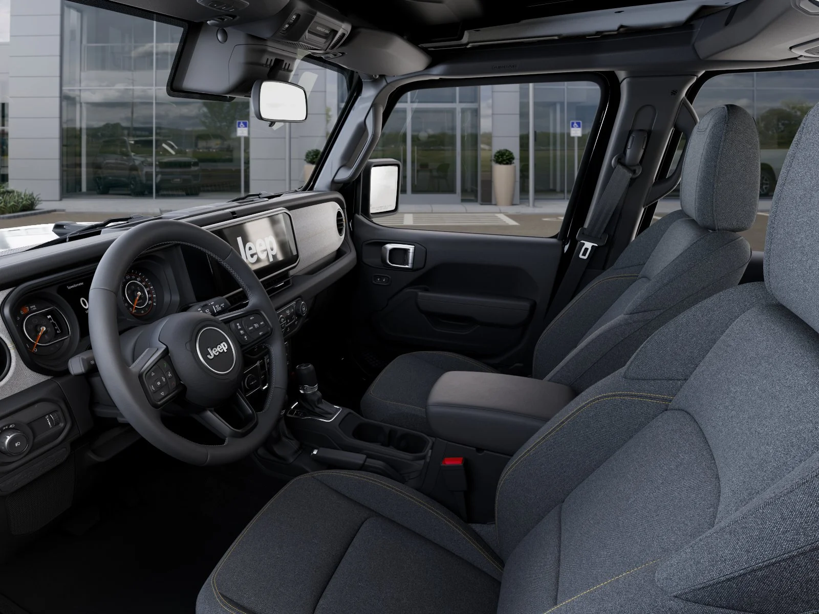 New 2026 Black Clear-Coat Exterior Paint Jeep Sport S image 48