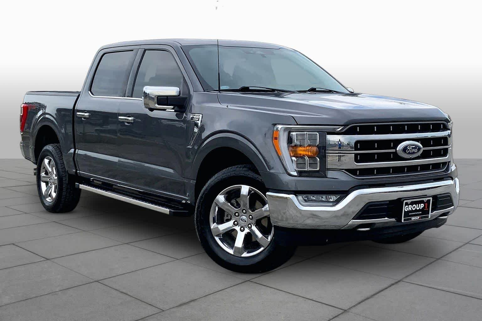 Used 2022 Carbonized Gray Ford LARIAT image 3