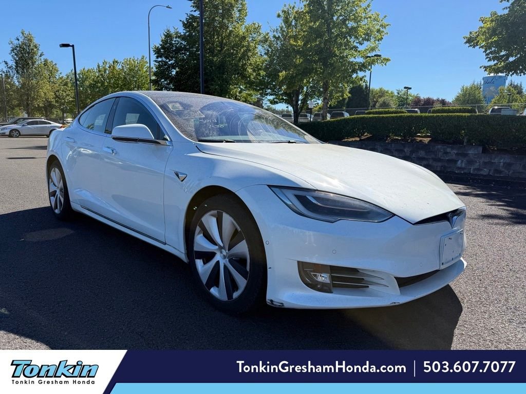 Used 2020 White Tesla Long Range Plus image 1