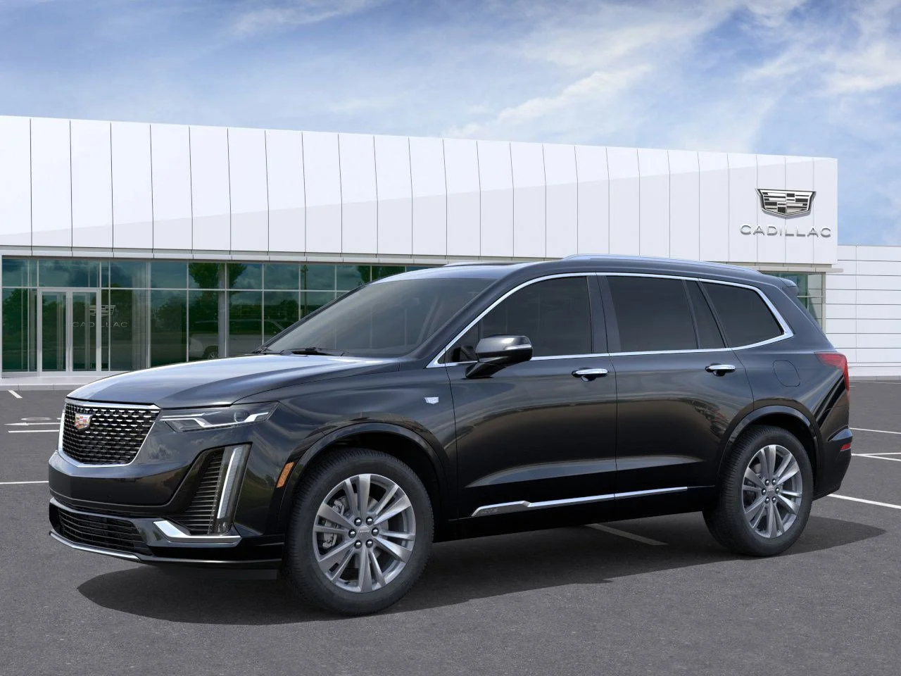 New 2025 Stellar Black Metallic Cadillac Premium Luxury image 3