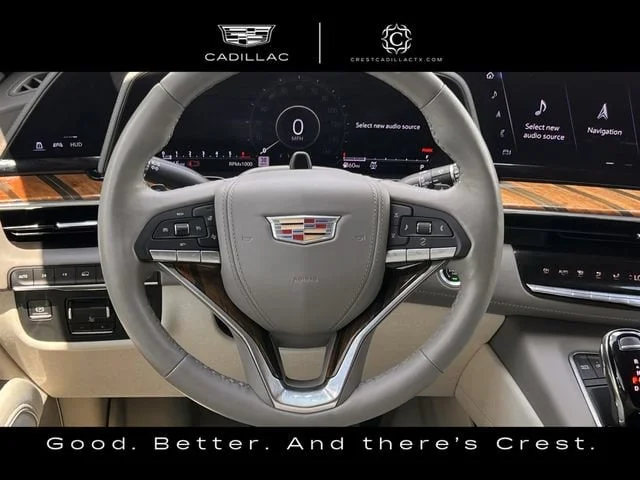 Used 2023 Crystal White Tricoat CADILLAC Premium Luxury Platinum image 15
