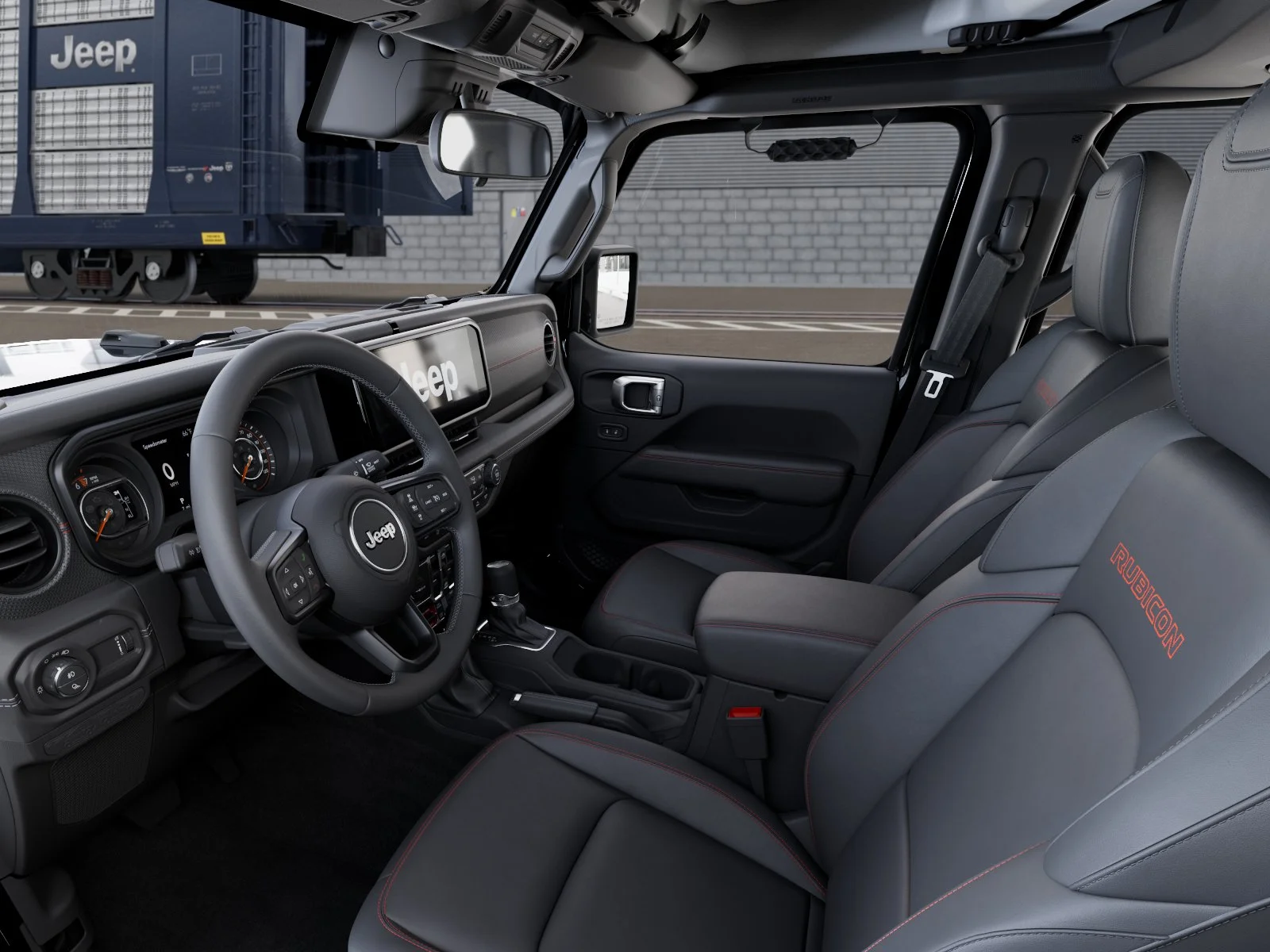 New 2026 Black Clear-Coat Exterior Paint Jeep Rubicon image 48