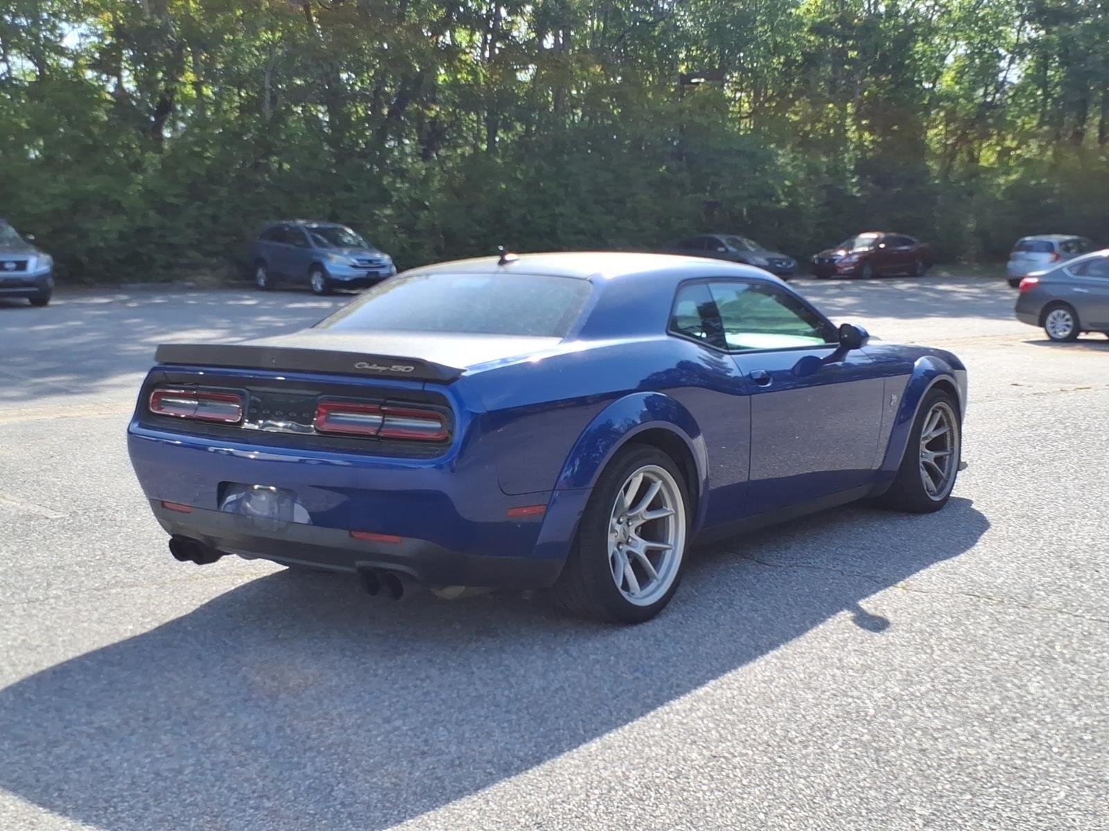 Used 2020 Indigo Blue Dodge R/T Scat Pack 50th Ann. Widebody image 8