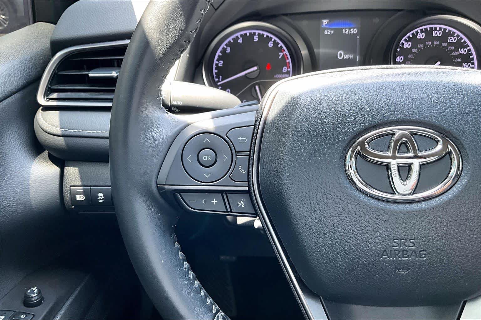 Used 2023 Midnight Black Metallic Toyota SE Nightshade image 19