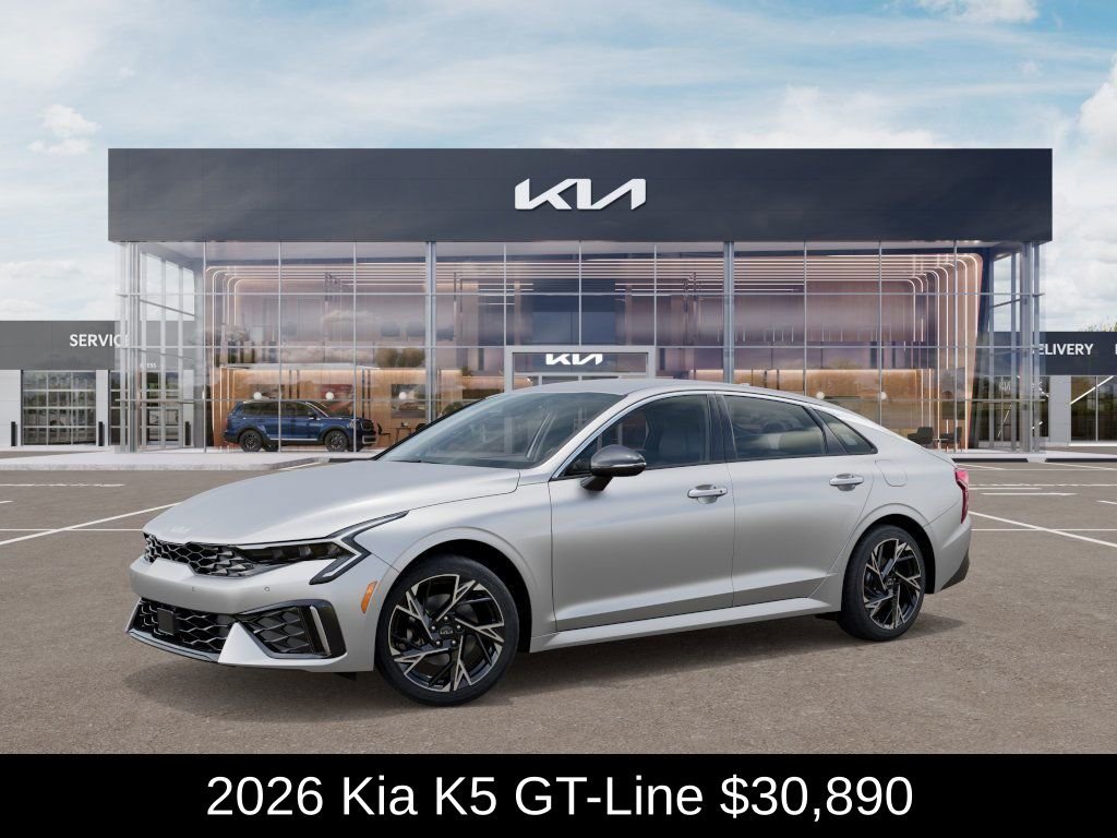 New 2026 Steel Matte Gray Kia GT-Line FWD image 5