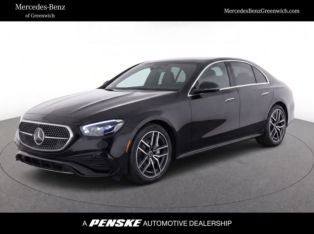 Certified Used 2023 Black Mercedes-Benz E 350 image 1