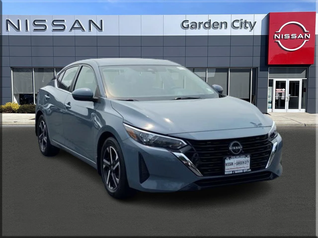 Used 2024 Atlantic Gray Metallic Nissan SV image 1