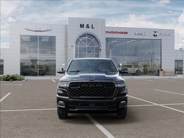 New 2026 Diamond Black Crystal Pearl-Coat Exterior Paint RAM Big Horn Crew Cab 4x4 5