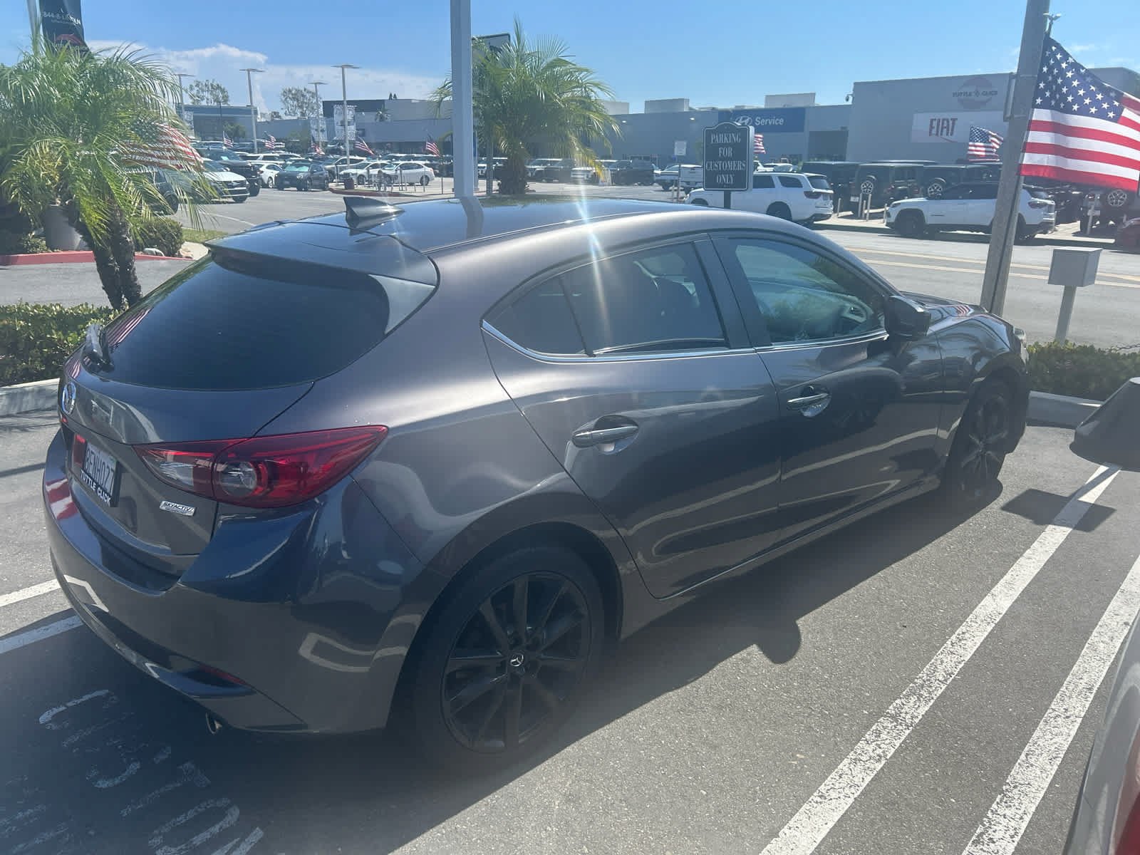 Used 2018 Machine Gray Metallic Mazda Touring image 4