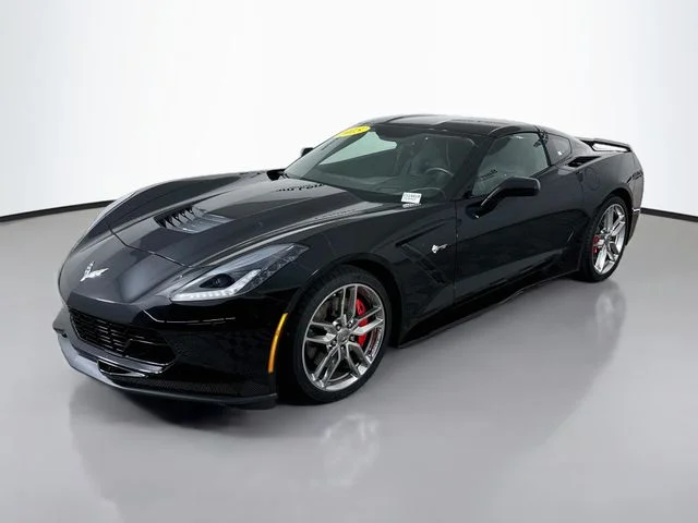 Used 2015 Black Chevrolet Stingray Z51 image 3