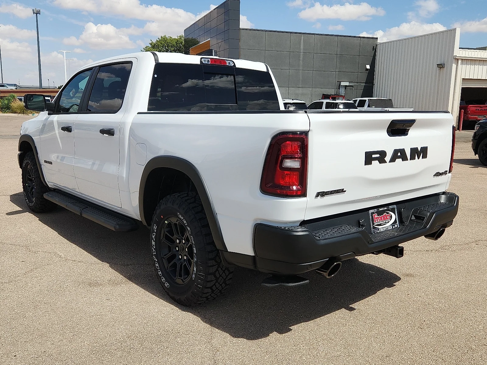 New 2027 Bright White Clear-Coat  Paint Ram REBEL CREW CAB 4X4 5