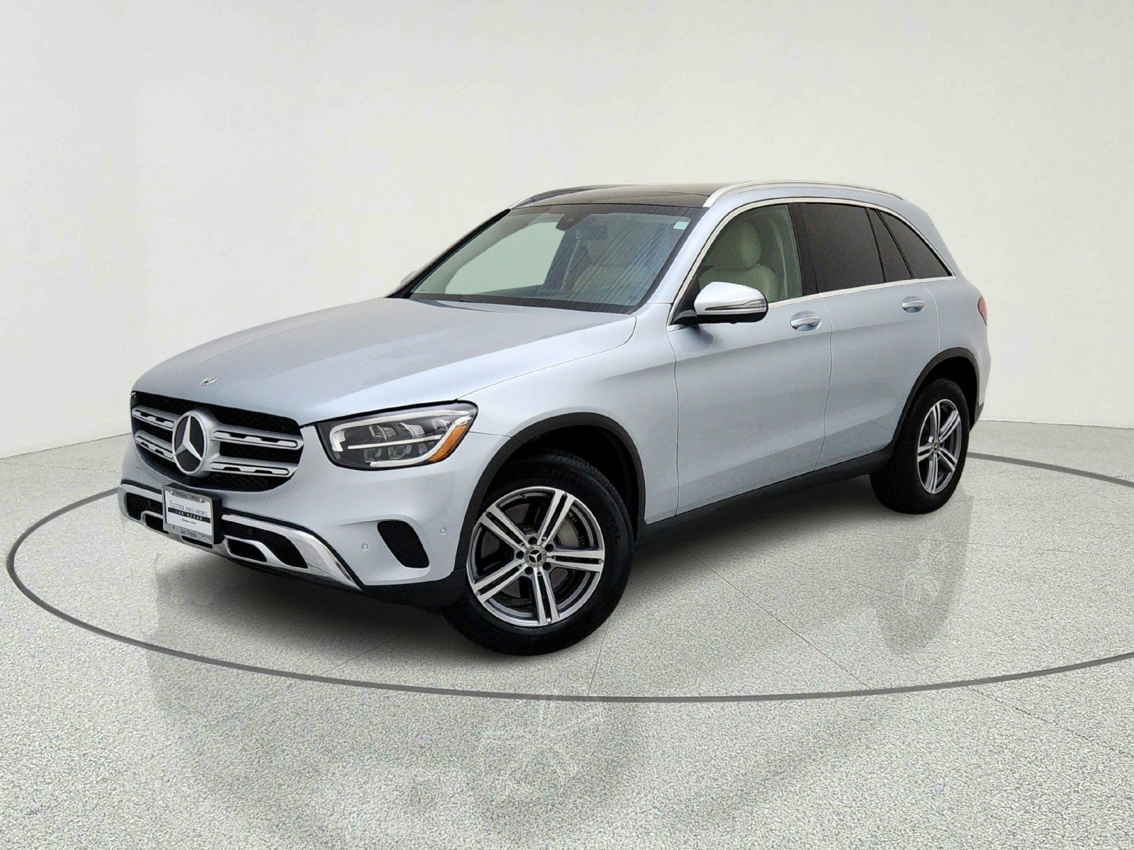 Certified Used 2021 Cirrus Silver Metallic Mercedes-Benz GLC 300 image 1