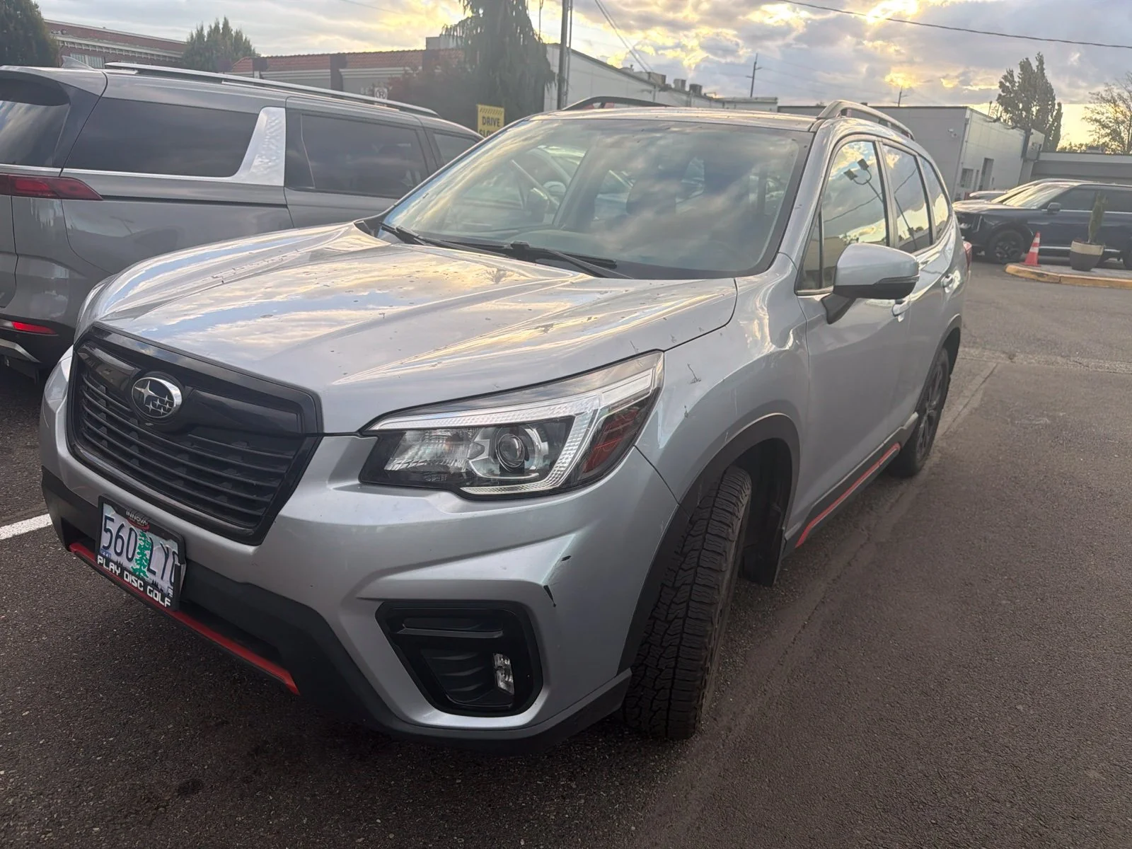 Used 2020 Ice Silver Metallic Subaru Sport image 1