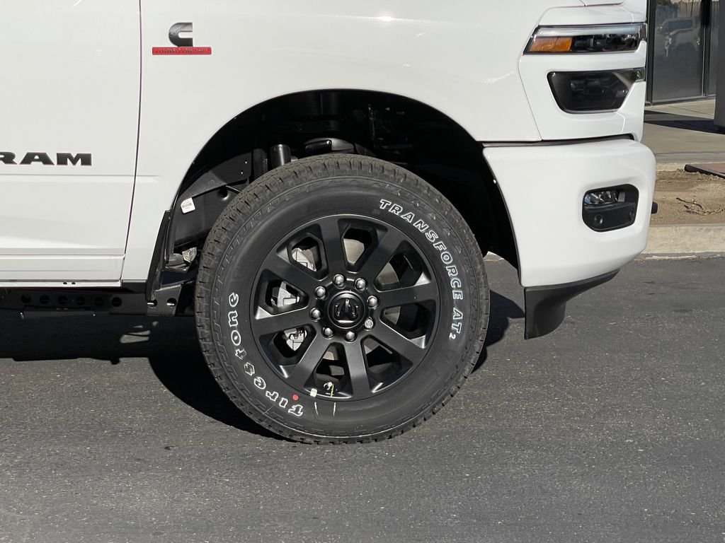 New 2026 Bright White Clear-Coat Exterior Paint RAM Laramie image 8