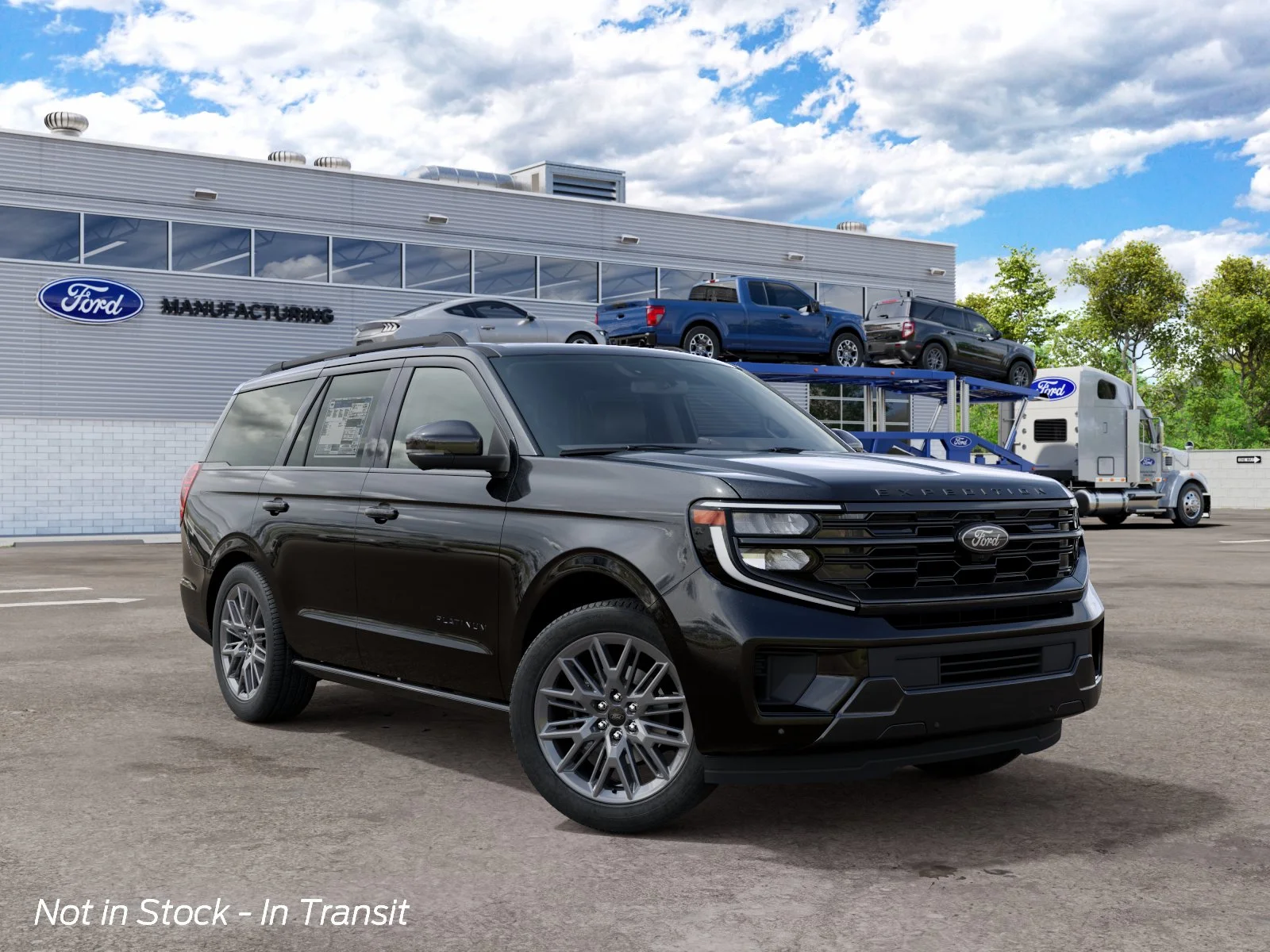 New 2027 Agate Black Metallic Ford Platinum image 28