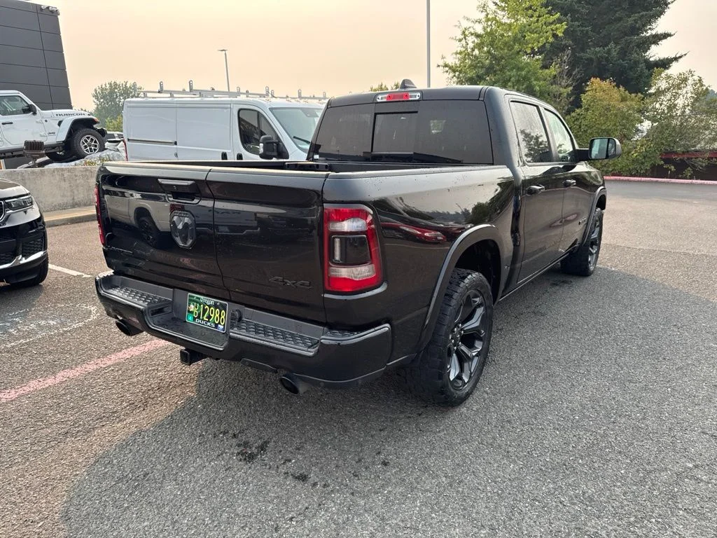 Used 2020 Diamond Black Crystal Pearlcoat Ram Limited image 9