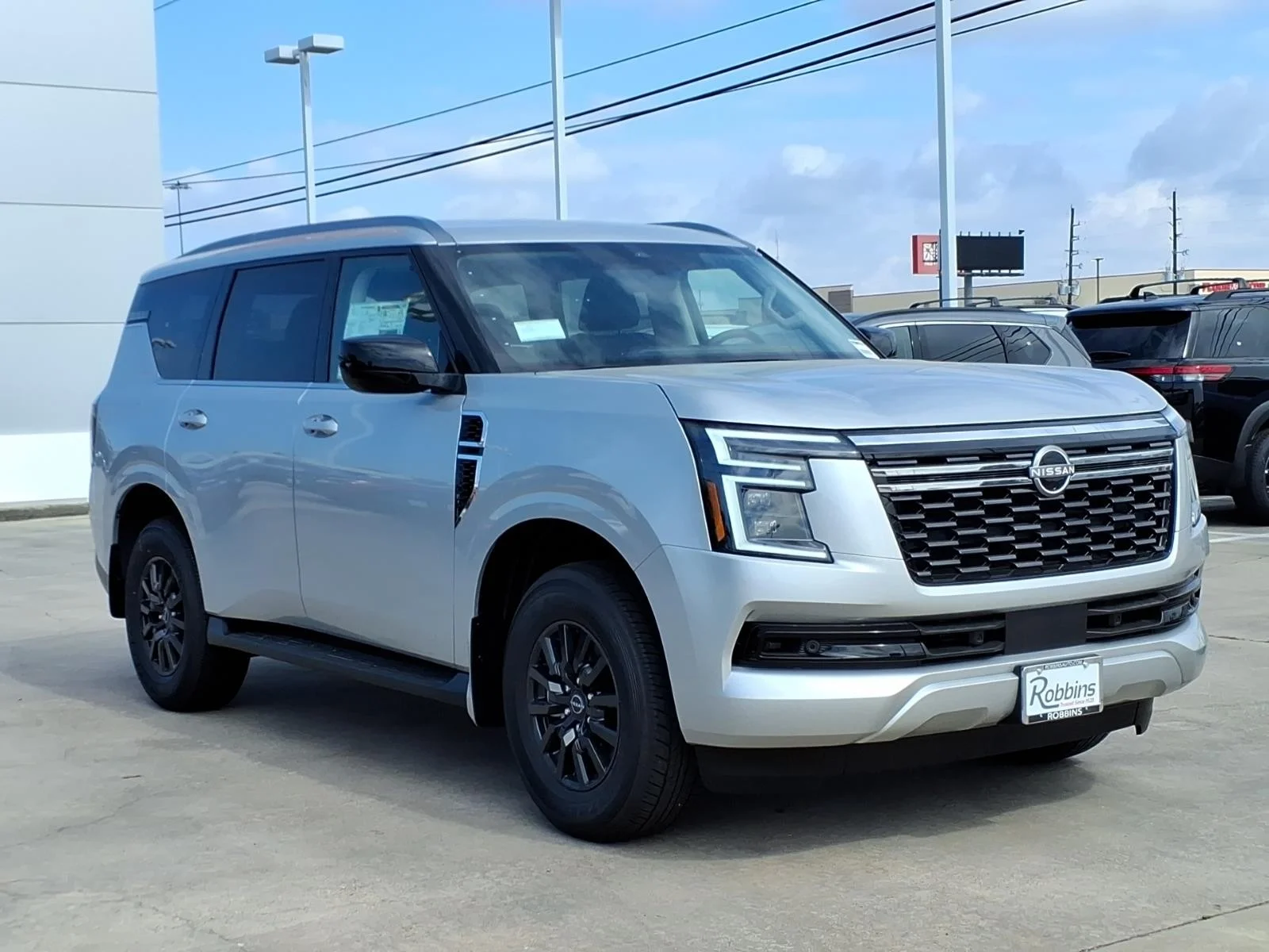 2026 Nissan Armada SV Silver at Robbins Nissan