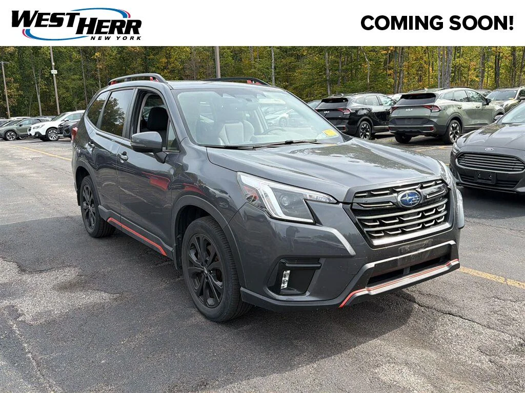 Used 2023 Magnetite Gray Metallic Subaru Sport image 1