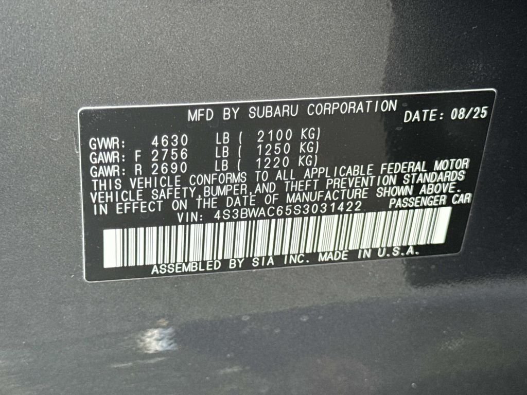 2025 Subaru Legacy Premium - Photo 24