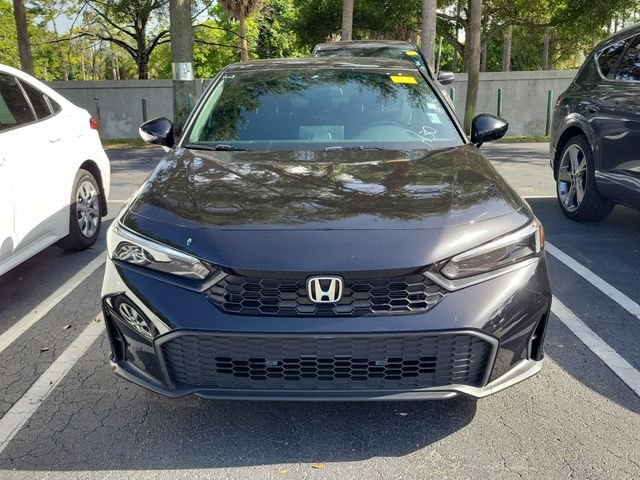 Used 2025 Crystal Black Pearl Honda 4D SPORT image 2