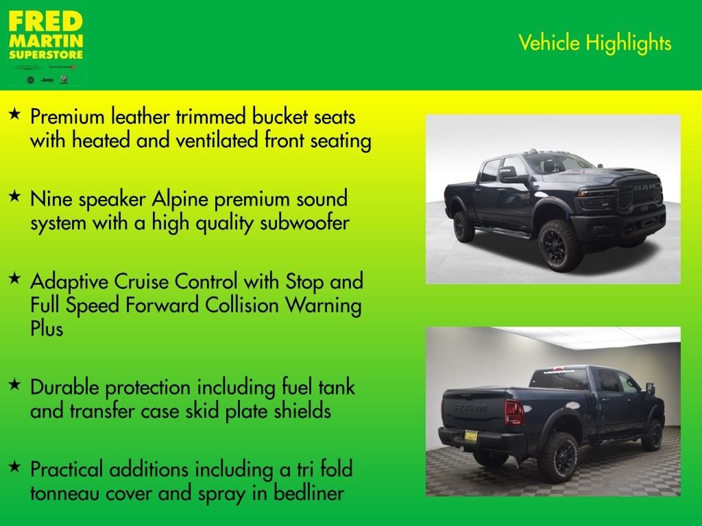 New 2026 Forged Blue Metallic Exterior Paint RAM Power Wagon image 15