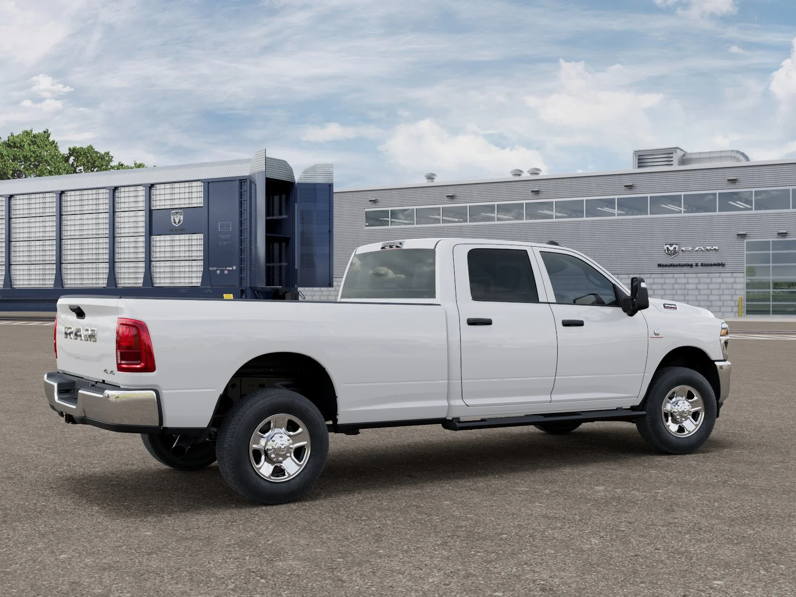 New 2027 Bright White Clear-Coat Exterior Paint RAM Tradesman image 2