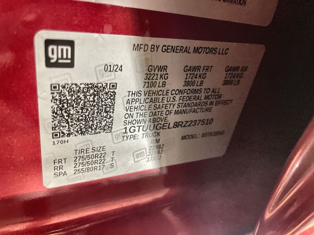 Used 2024 Volcanic Red Tintcoat GMC Denali image 70