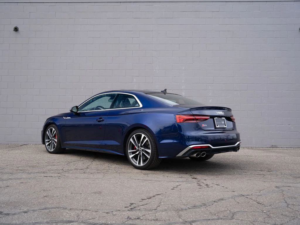 Used 2022 Blue Audi 3.0T Premium Plus image 3