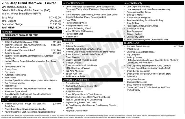 Used 2025 Gray Jeep Limited image 30