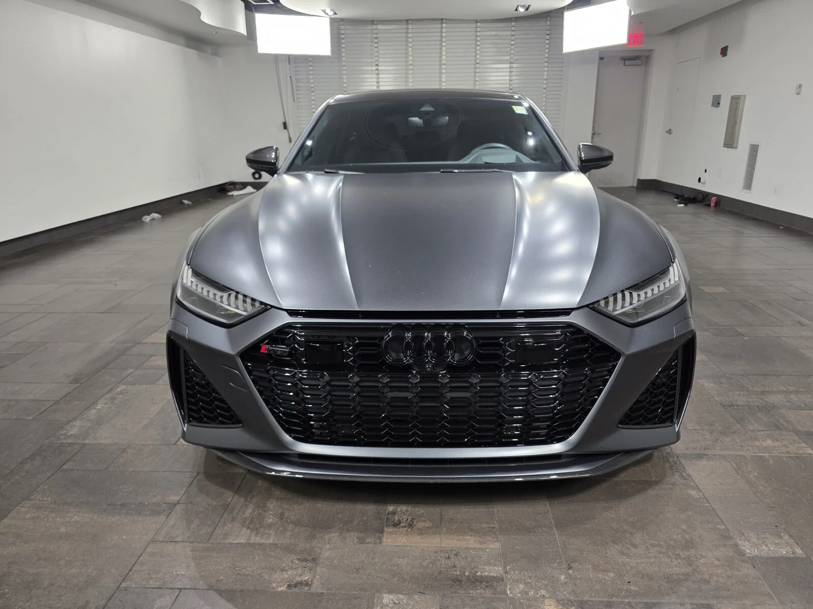 Used 2023 Exclusive Matte Gray Paint Audi 4.0T TFSI quattro image 2