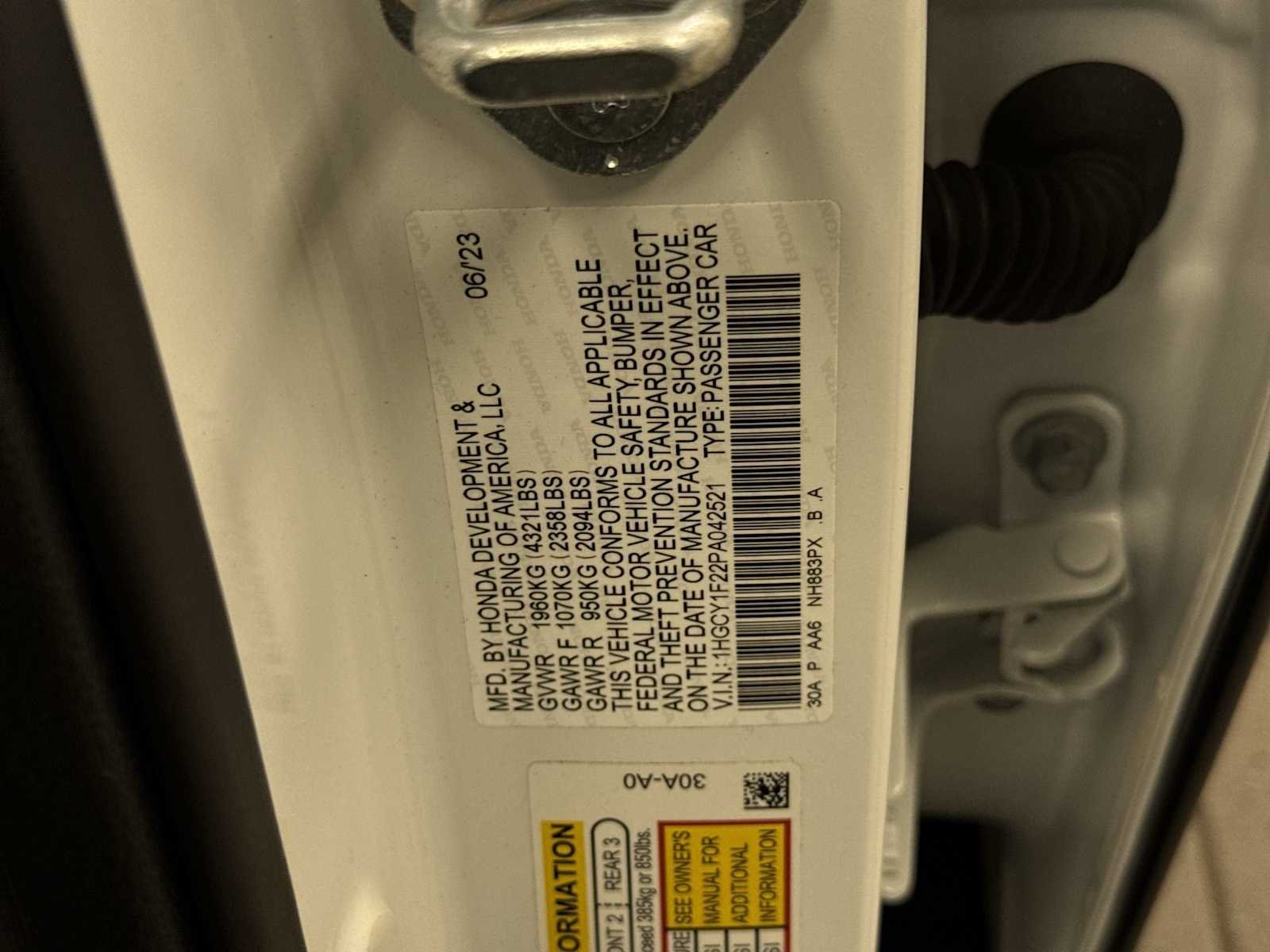 2023 Honda Accord LX - Photo 14