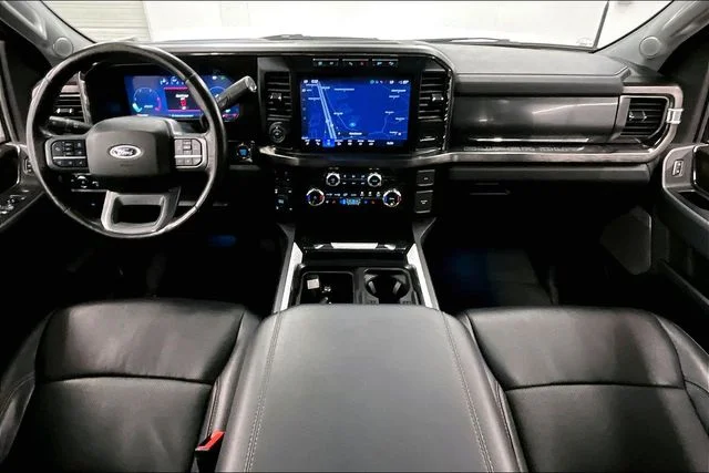 Used 2024 Antimatter Blue Metallic Ford Lariat image 17