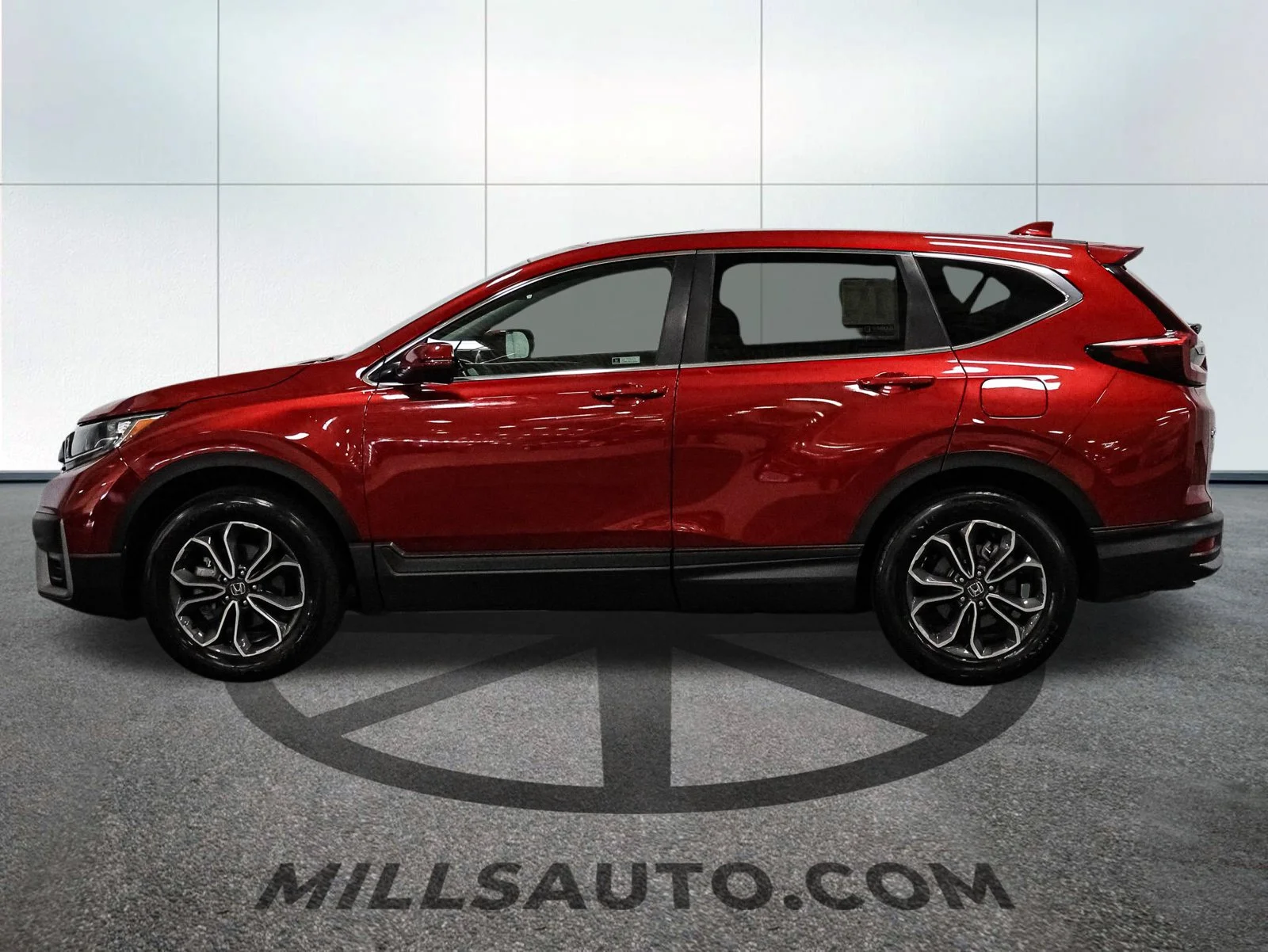 Certified Used 2022 Radiant Red Metallic Honda AWD EX image 3