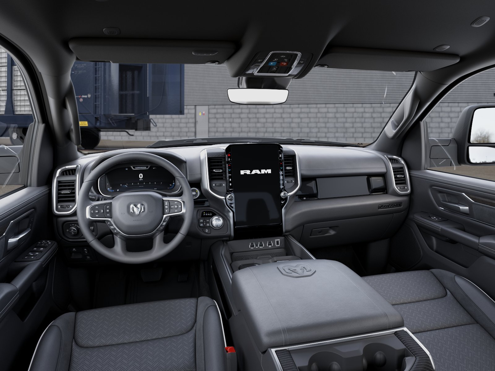 New 2026 Diamond Black Crystal Pearl-Coat Exterior Paint RAM Laramie image 8