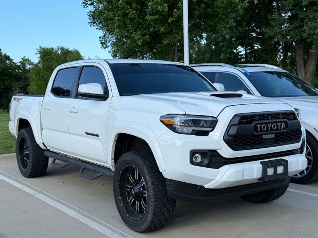 Used 2021 Super White Toyota TRD Sport image 1