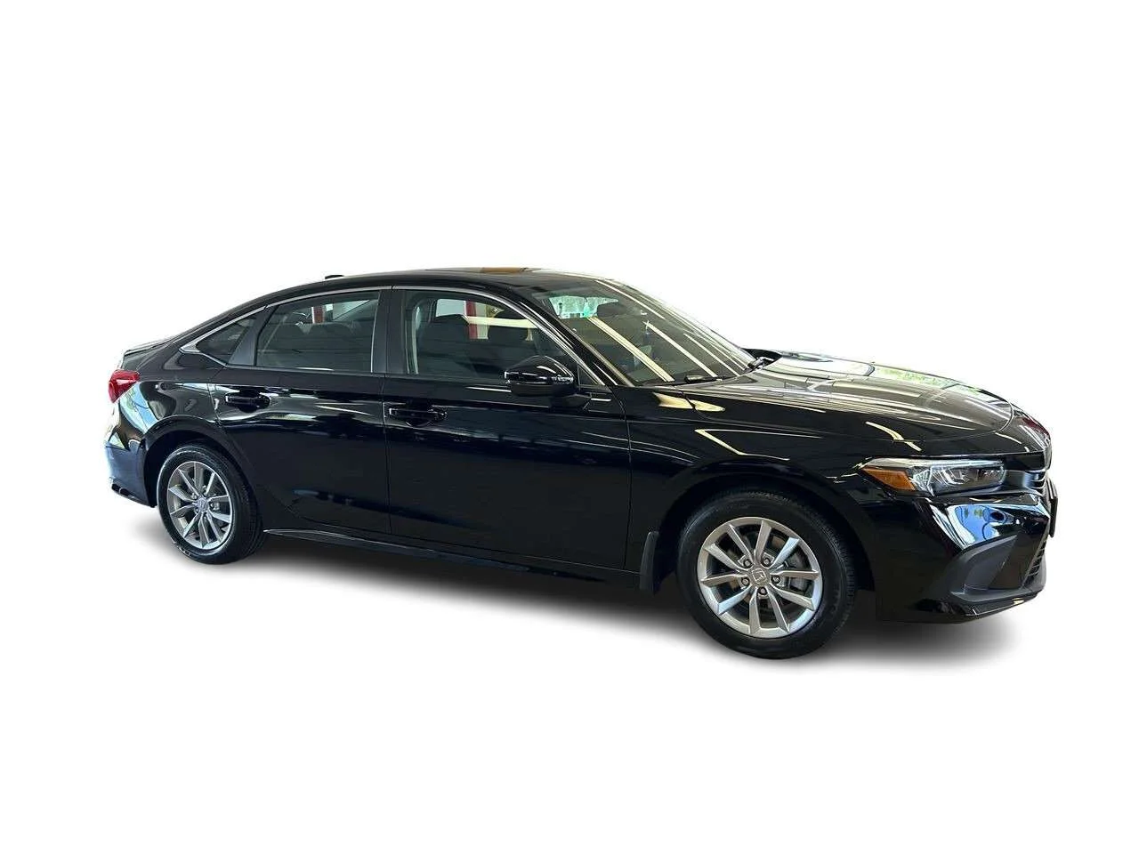 Used 2024 Crystal Black Pearl Honda Sedan EX CVT Certified Pre-Owned   No Accident   L image 16