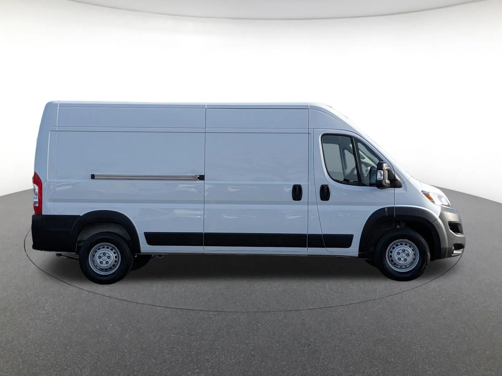 Used 2025 Bright White Clearcoat Ram High Roof image 4
