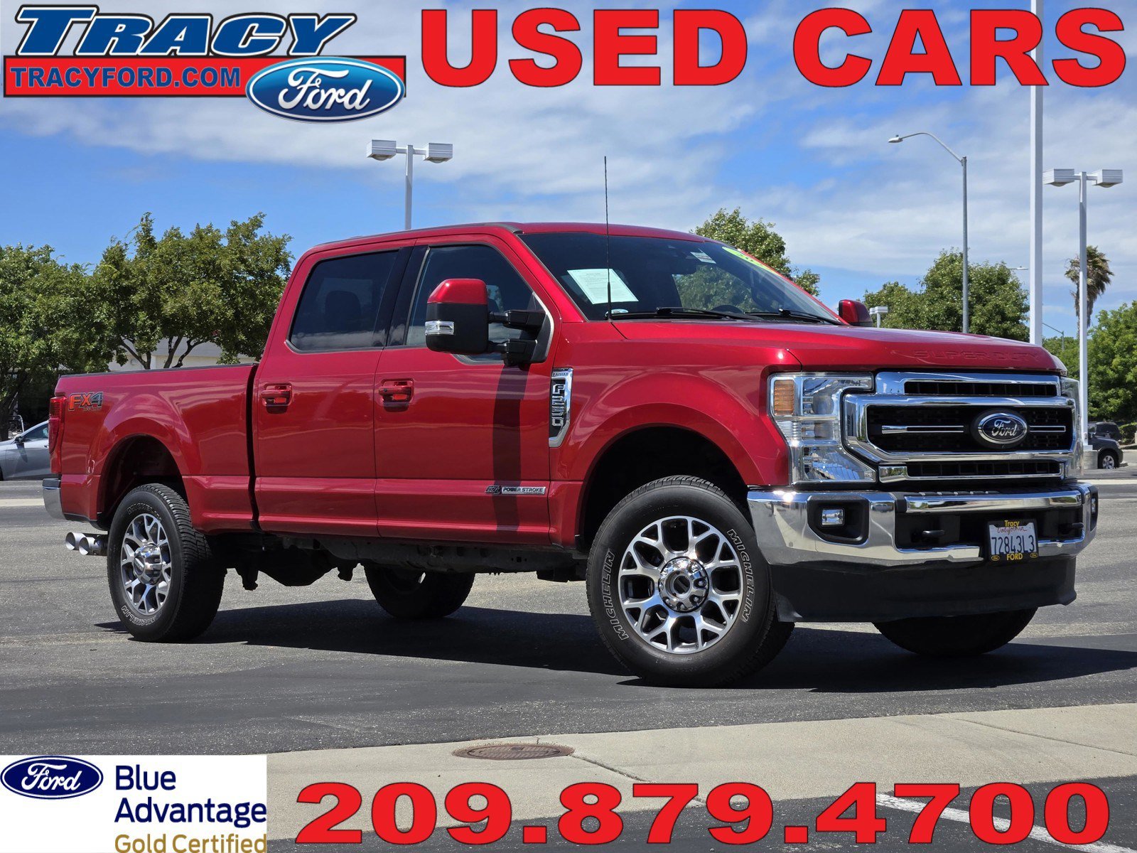 Certified Used 2022 Red Ford  image 1