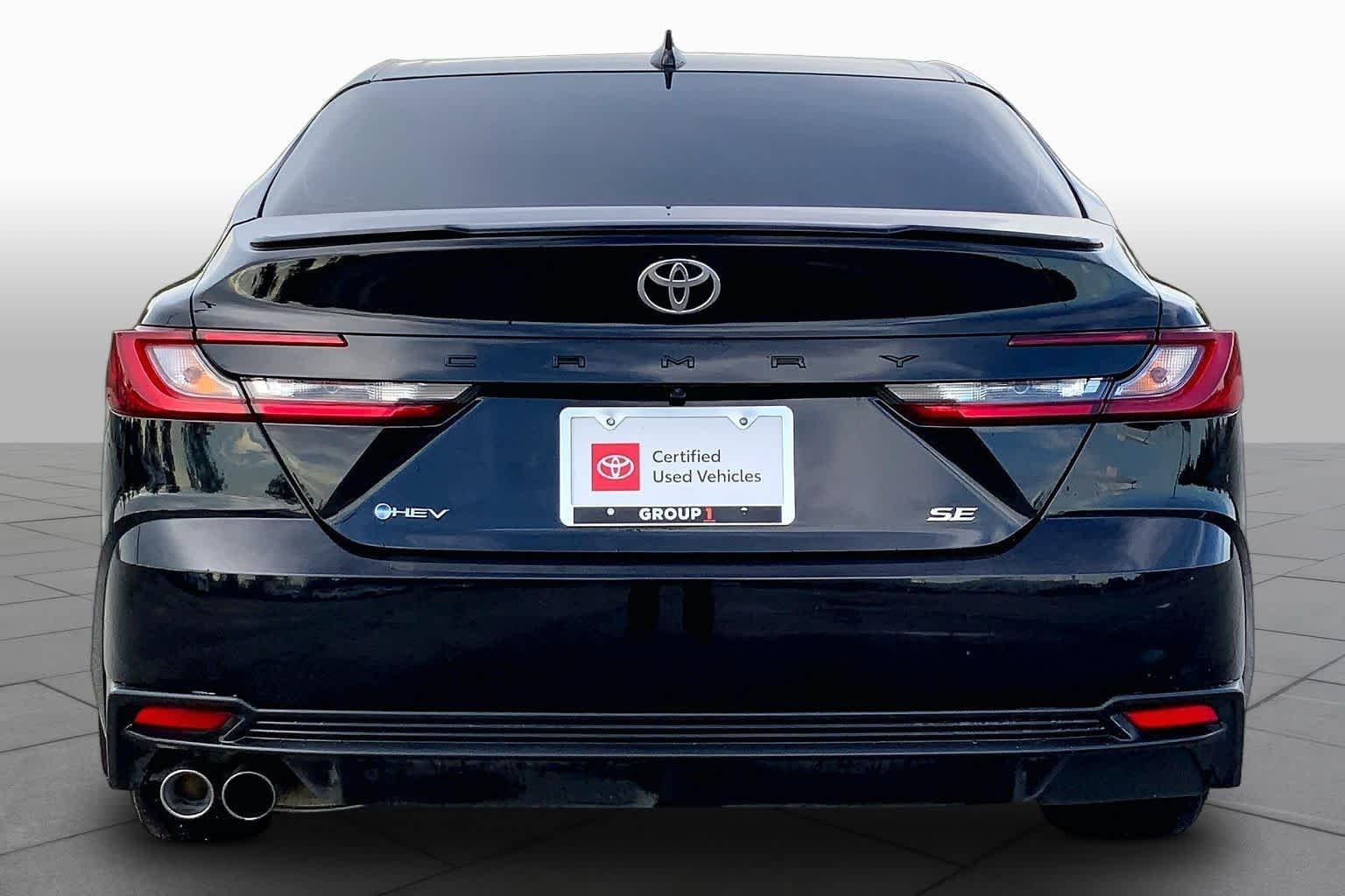 Certified Used 2025 Midnight Black Metallic Toyota SE image 5