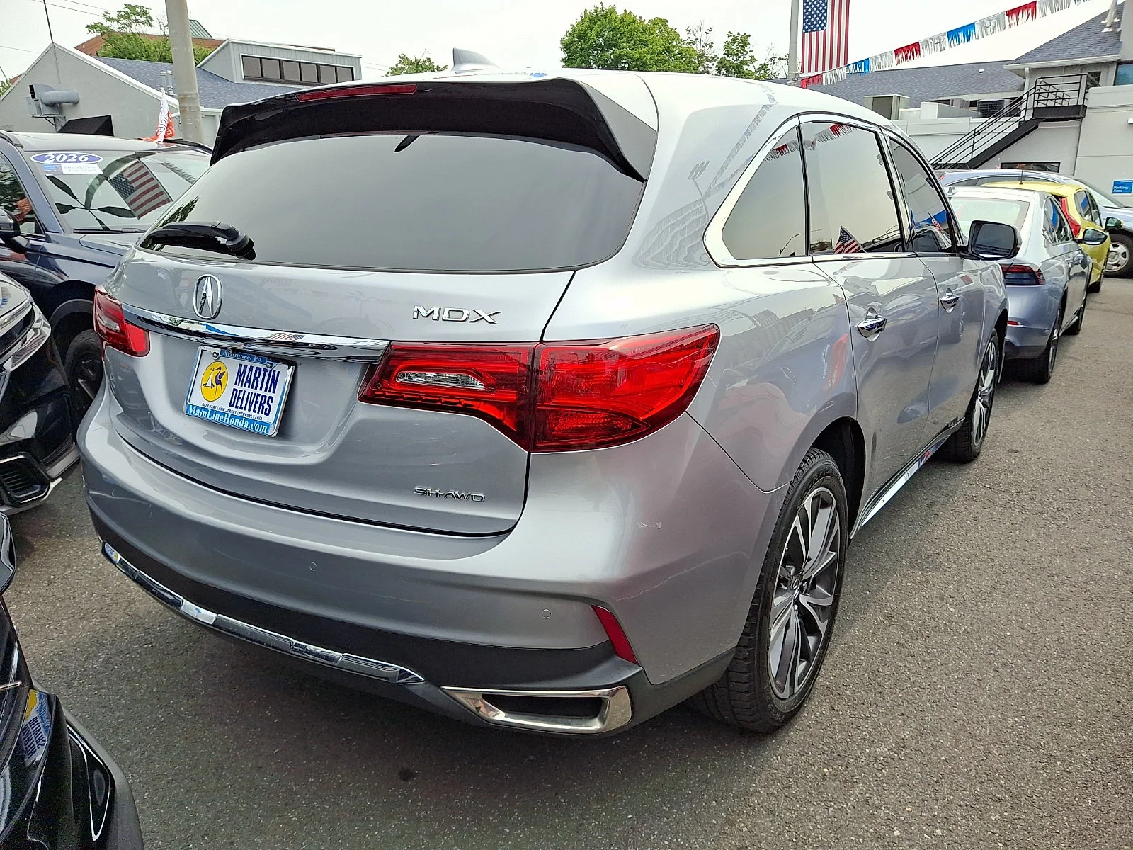 Used 2020 Lunar Silver Metallic Acura w/Technology Pkg image 3