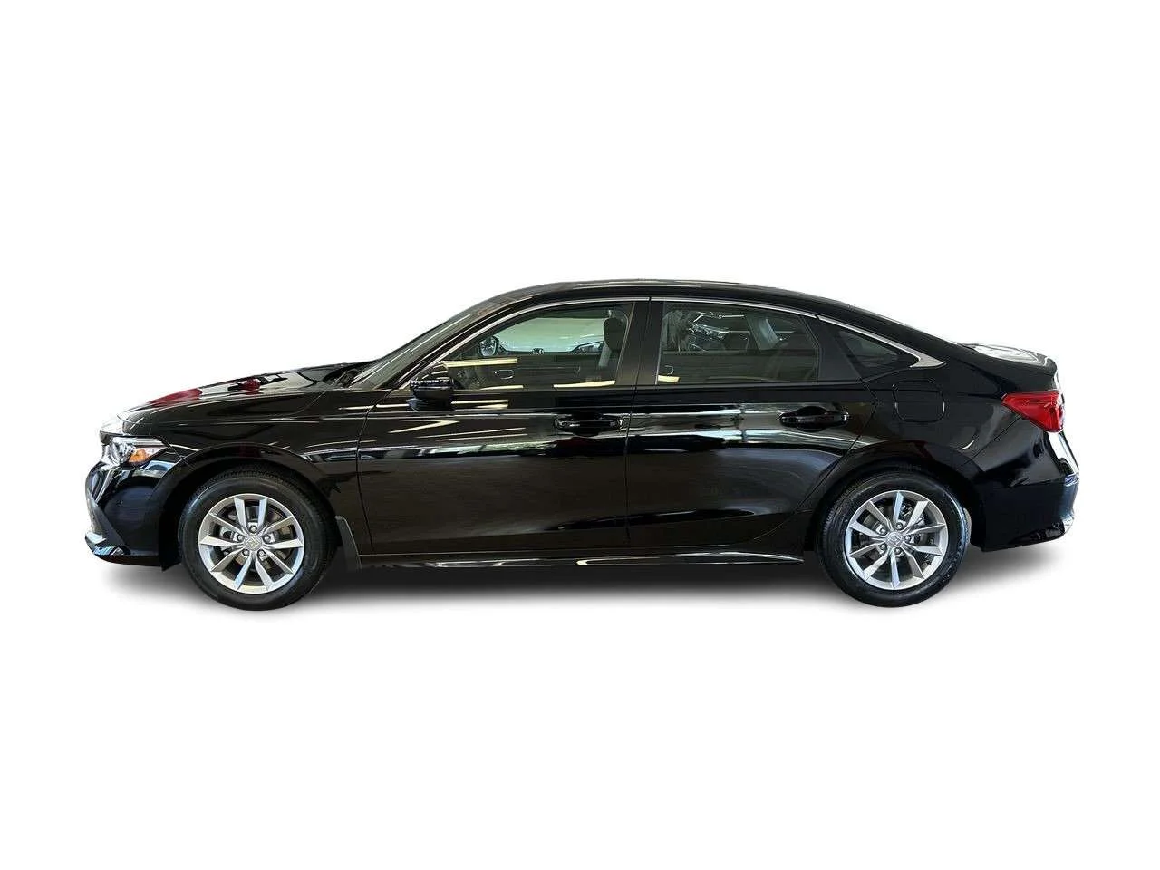 Used 2024 Crystal Black Pearl Honda Sedan EX CVT Certified Pre-Owned   No Accident   L image 7