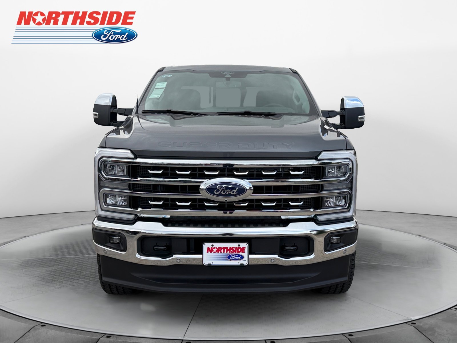 New 2026 Carbonized Gray Metallic Ford LARIAT image 2