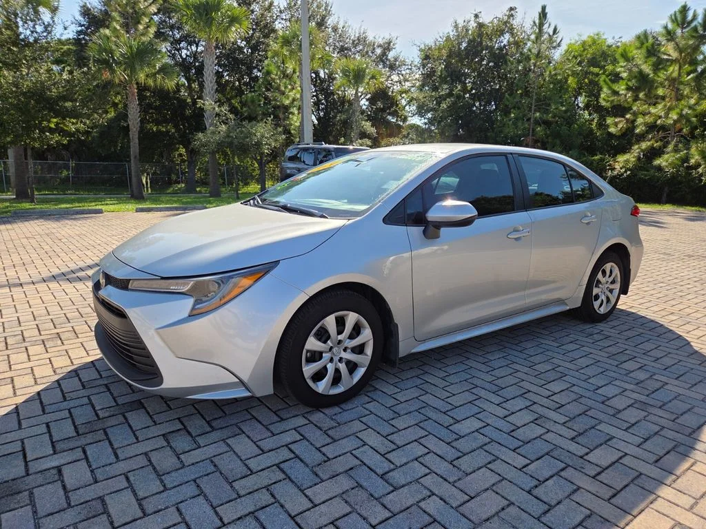Certified Used 2026 Silver Toyota LE image 3