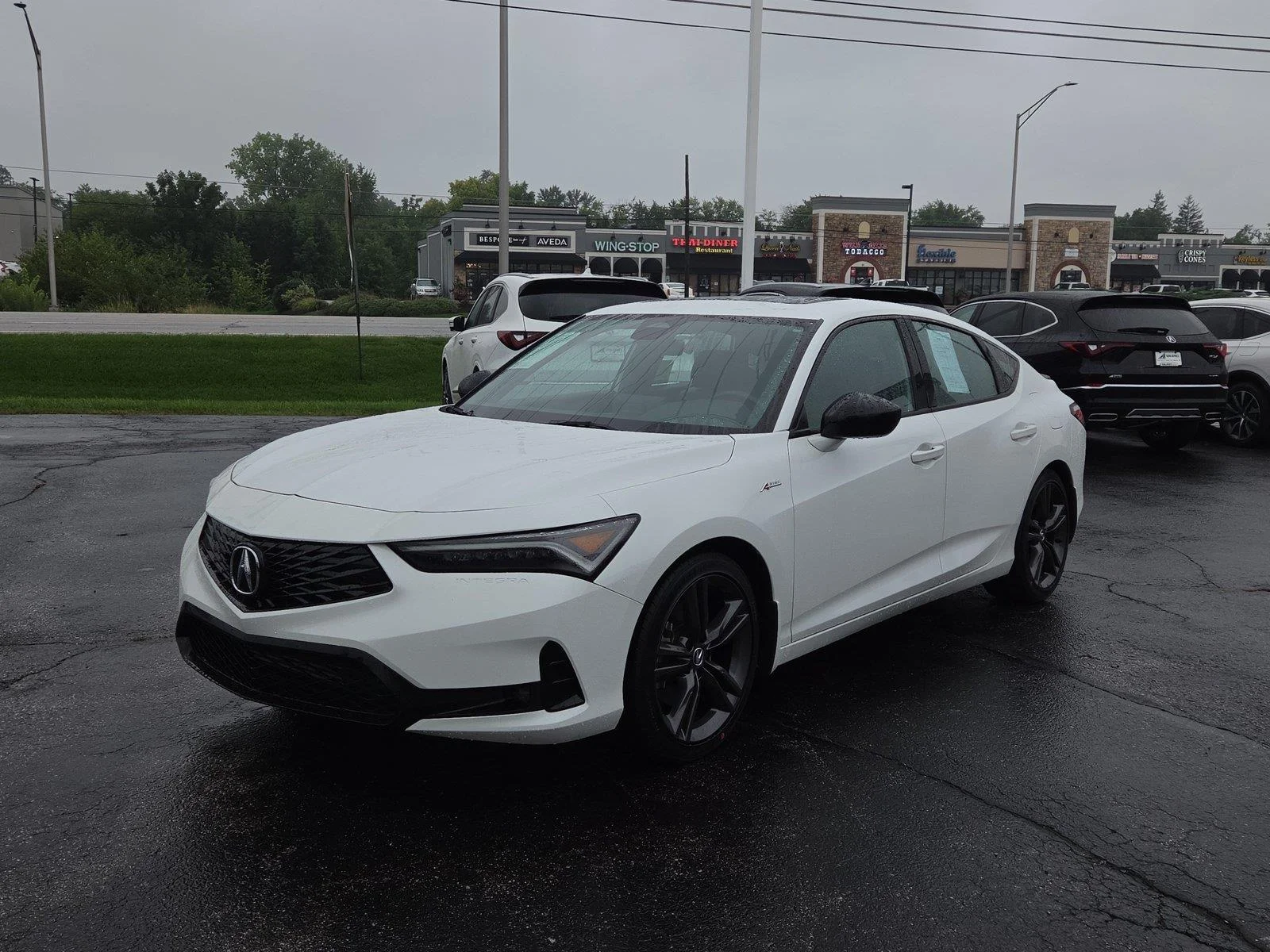 Used 2024 Platinum White Pearl Acura A-SPEC image 3