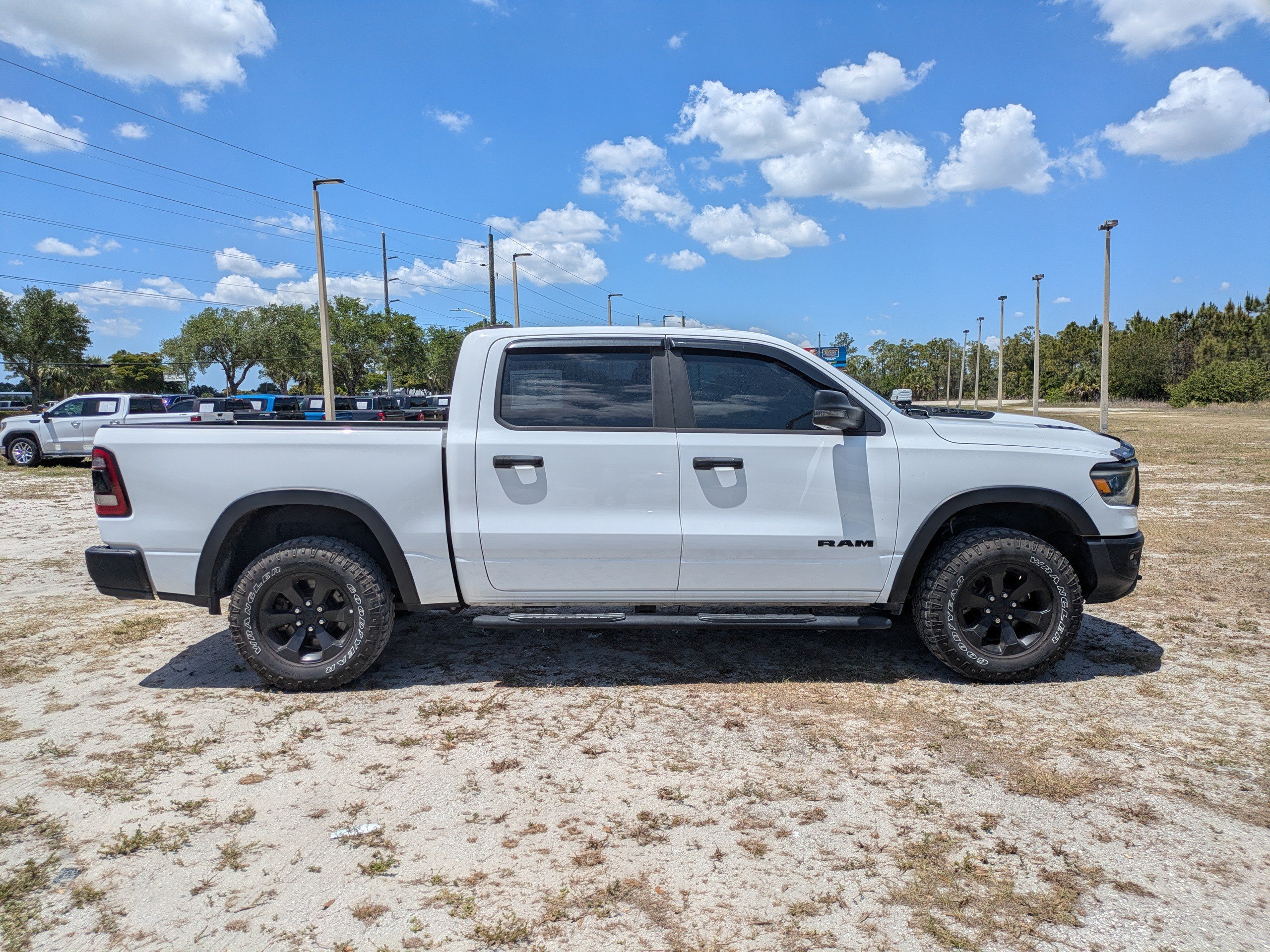 Used 2023 Bright White Clearcoat Ram Rebel image 3