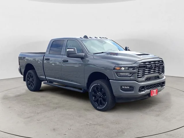New 2026 Gray Clearcoat Ram BLACK EXPRESS CREW CAB 4X4 6
