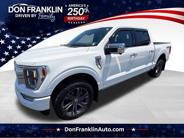 Used 2021 White Ford Platinum image 1