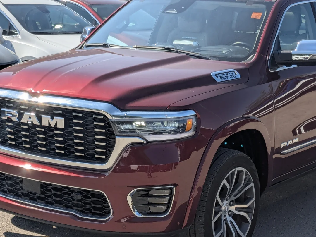 Certified Used 2025 Red RAM Tungsten - - 4x4 - Indigo Sea Salt Leather - Bed Utility Grp - Trailer Pkg & More! image 10