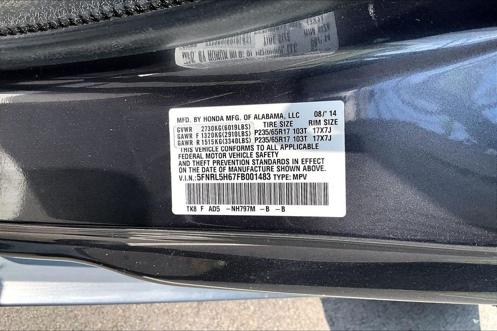 Used 2015 Gray Honda EX-L image 36